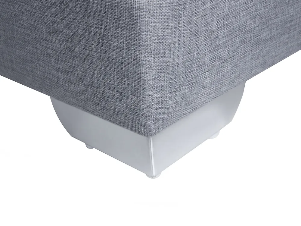 Chariot pour imprimante Fabric EU Super King Size Divan Bed Light Grey PRESIDENT