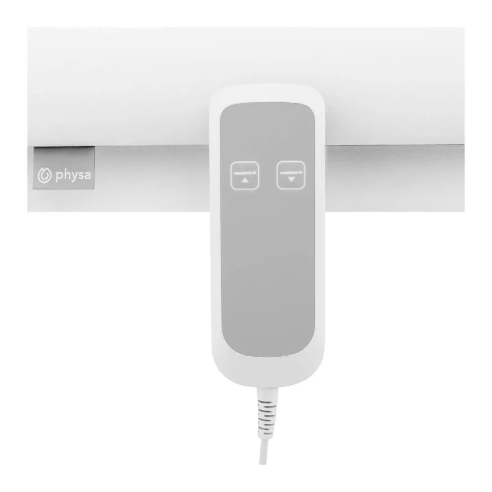 Chariot pour vidéoprojecteur Table de massage professionnel cadre métal revêtement PU blanc 14_0003631