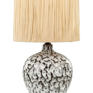 Chariot pour vidéoprojecteur Tafellamp keramiek zwart/wit YUNES