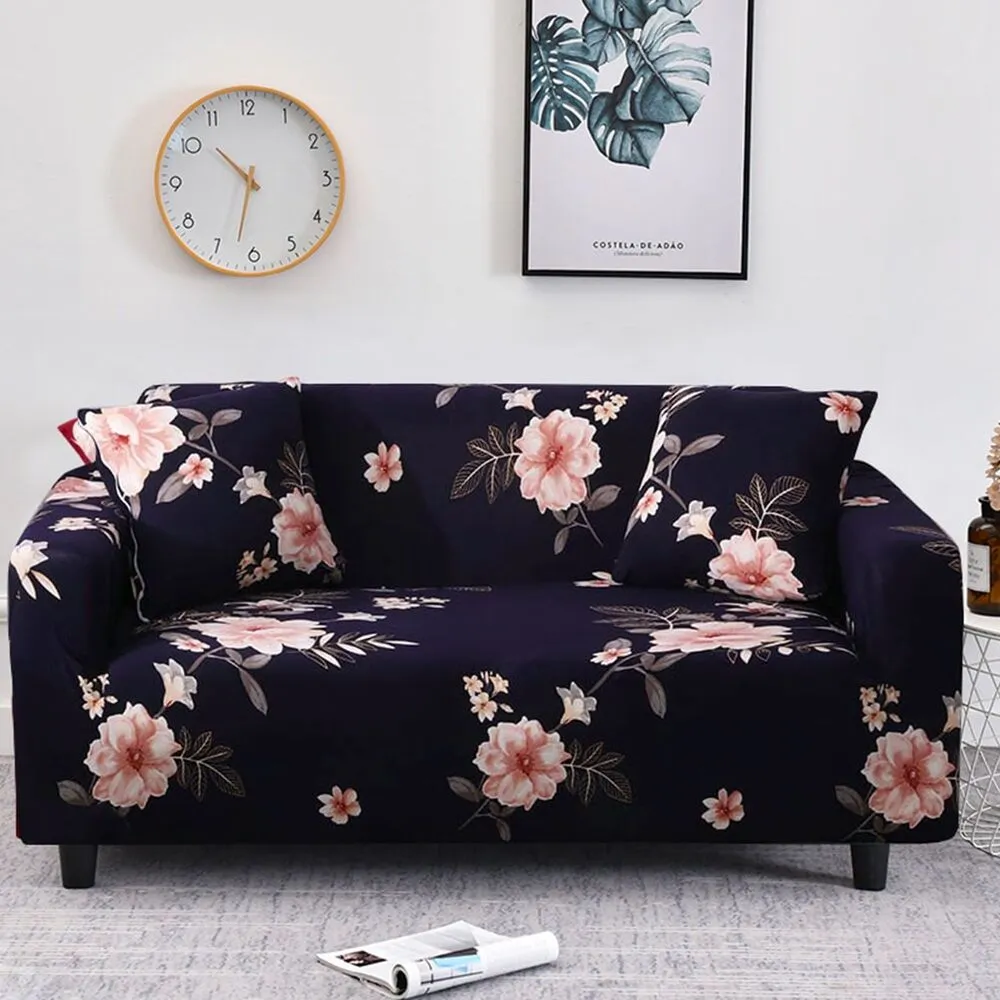 Housse de fauteuil extensible Decoprotect Fleur 1 place Carla | Assemblage Rapide