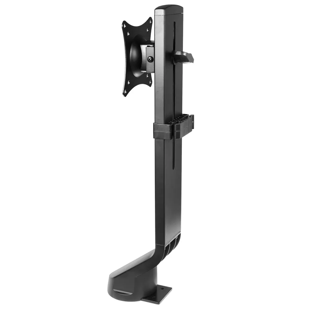 Maclean MC-853 support de moniteur support de bureau support universel 17 "- 32" 8 kg LCD LED réglable avec tablette incli...