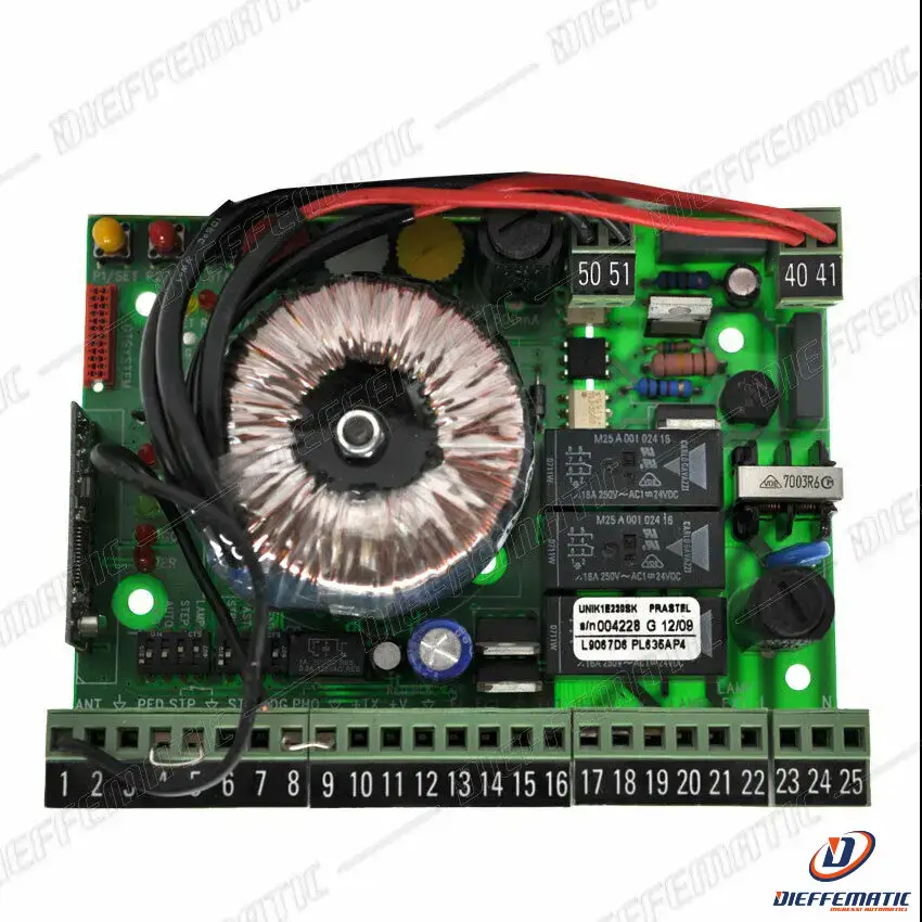 Quadro Scorrevole Barriera 220v Prastel Vds 800 Unik1e 230 Sk + Ricevente