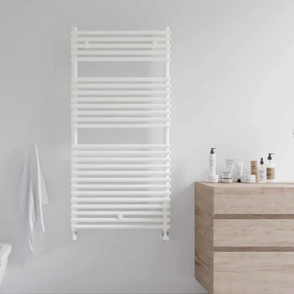 Support d'écran Radiateur hydraulique modèle Catane de Lazzarini 1190x600 - Blanc