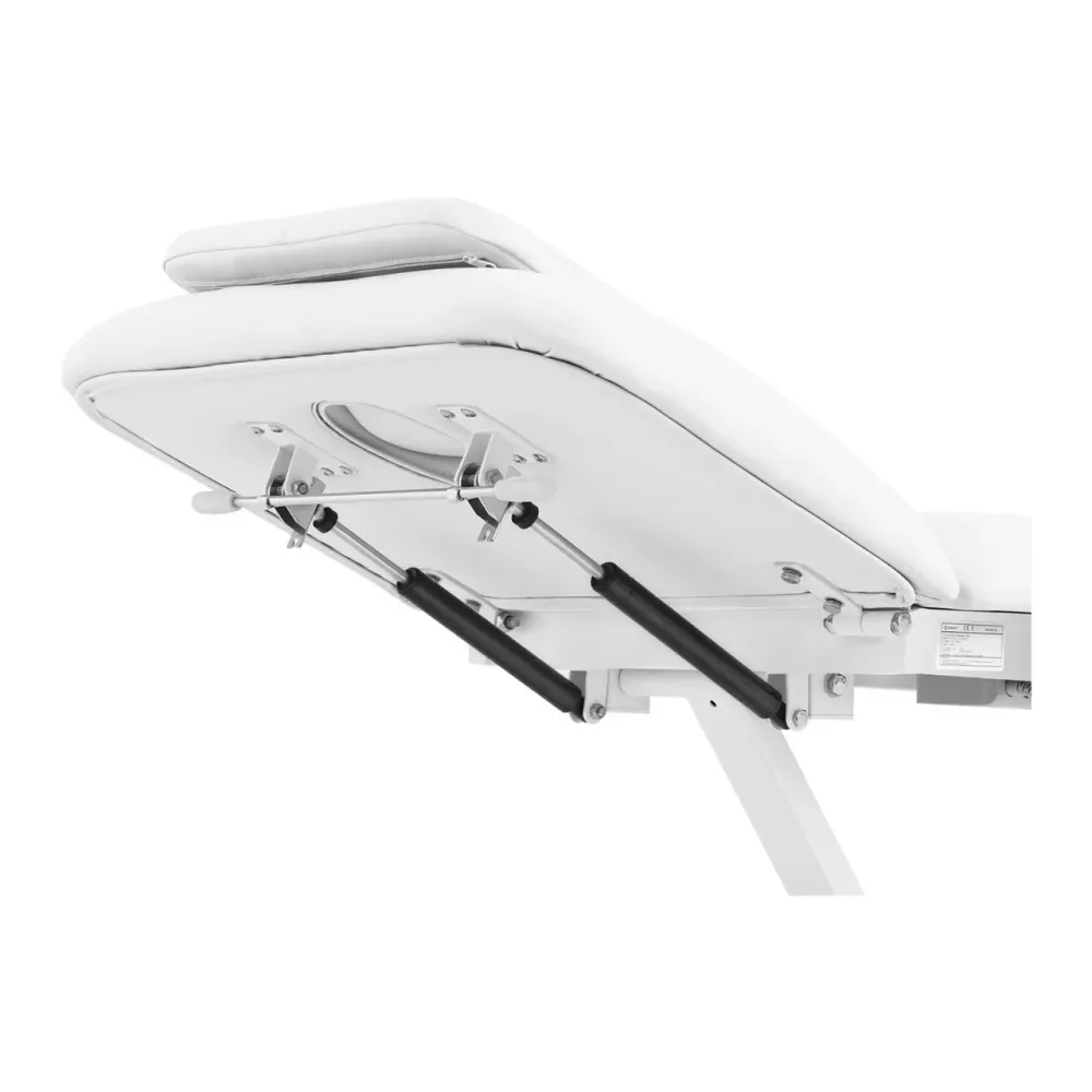 Table de massage professionnel cadre métal revêtement PU blanc 14_0003631 | Assemblage Rapide