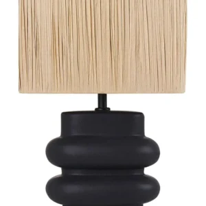 Tafellamp keramiek zwart JUDY Hauteur ajustable 70-120 cm