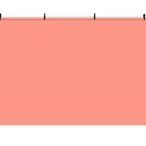 Toile de fond Couleur Unie Harmonie Corail Moelleux CSH57-311