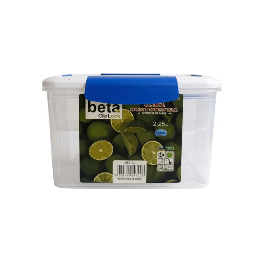 CH 2250ml Click N Lock Lunch Plus Container Limpide