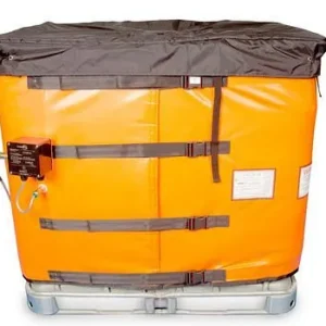 Chemise chauffante DENIOS pour IBC protection antidéflagrante T4 thermostat capot isolant 4060 - 4310 mm 960W 280-716 comm...