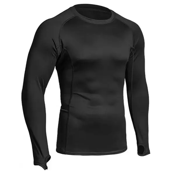 Chemise à manches longues A10 THERMO PERFORMER 0°C/-10°C, noir