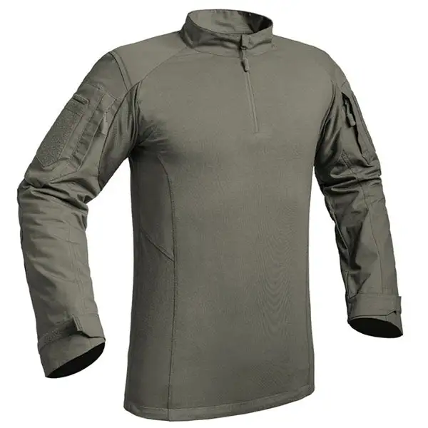 Chemise à manches longues A10 UBAS FIGHTER V2, olive