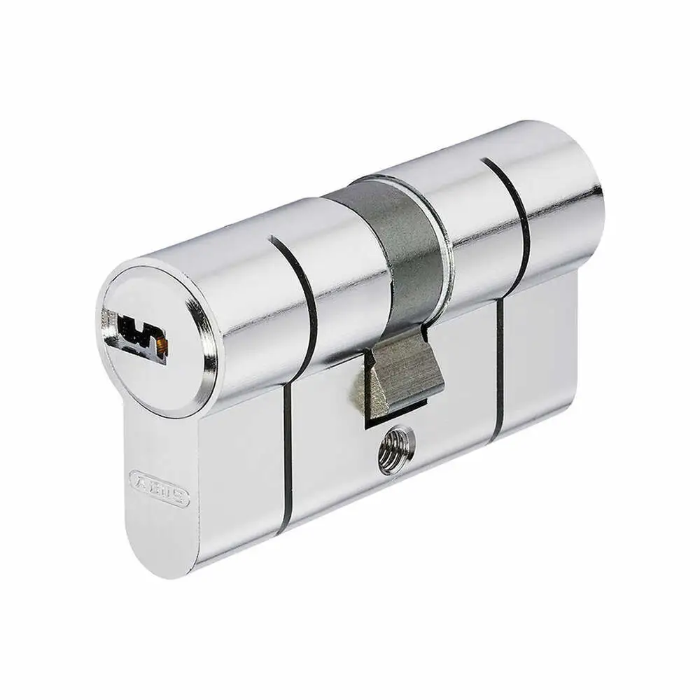 Cylindre ABUS D66 N 40/40 nickel Deux fois Européen Argenté Cam longue