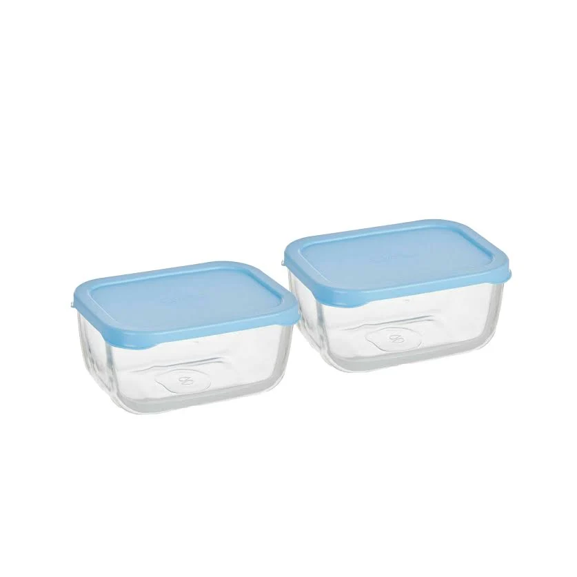 Pasabahce Snowbox 2 Piece 420ml Combo Blue