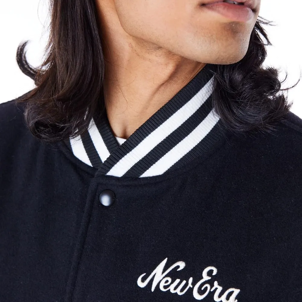 Veste Inedit Era Black Varsity Résistant à la poussière Xs