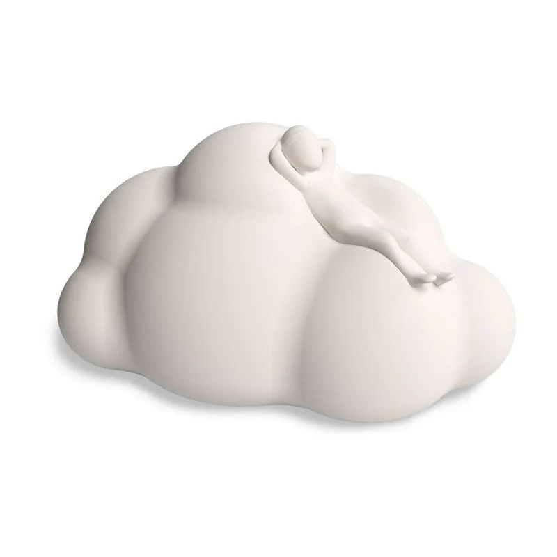 Cam Cam Copenhagen Lampe de nuit - Nuage - Blanc brut avec minuterie automatique