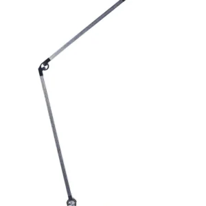 Éclairage directionnel Lampe de bureau argentée à LED LACERTA
