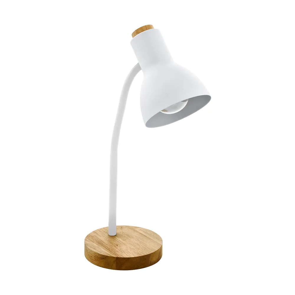 Éclairage directionnel Lampe de bureau en métal blanc VERADAL E27 40W