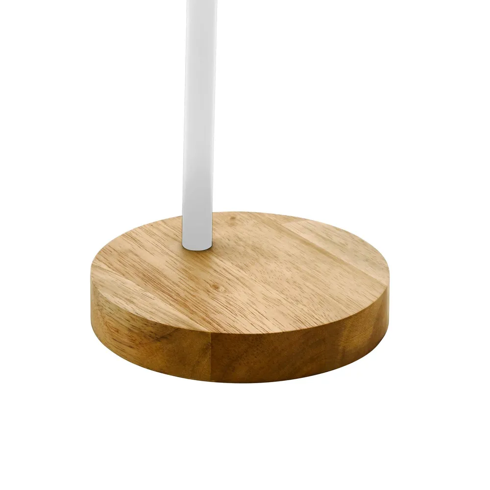Éclairage directionnel Lampe de bureau en métal blanc VERADAL E27 40W