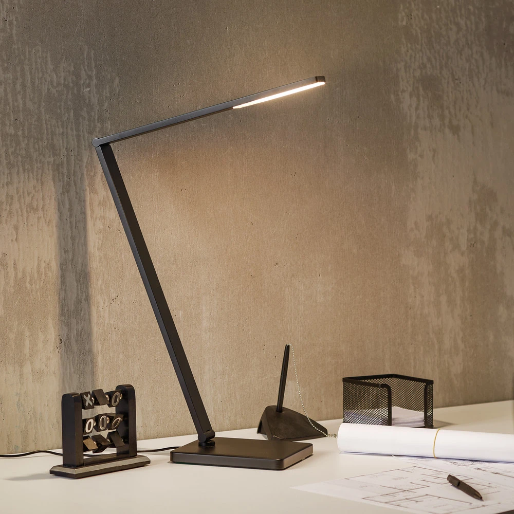 Commande gestuelle - lampe de bureau LED Omar à LED Blanc Chaud