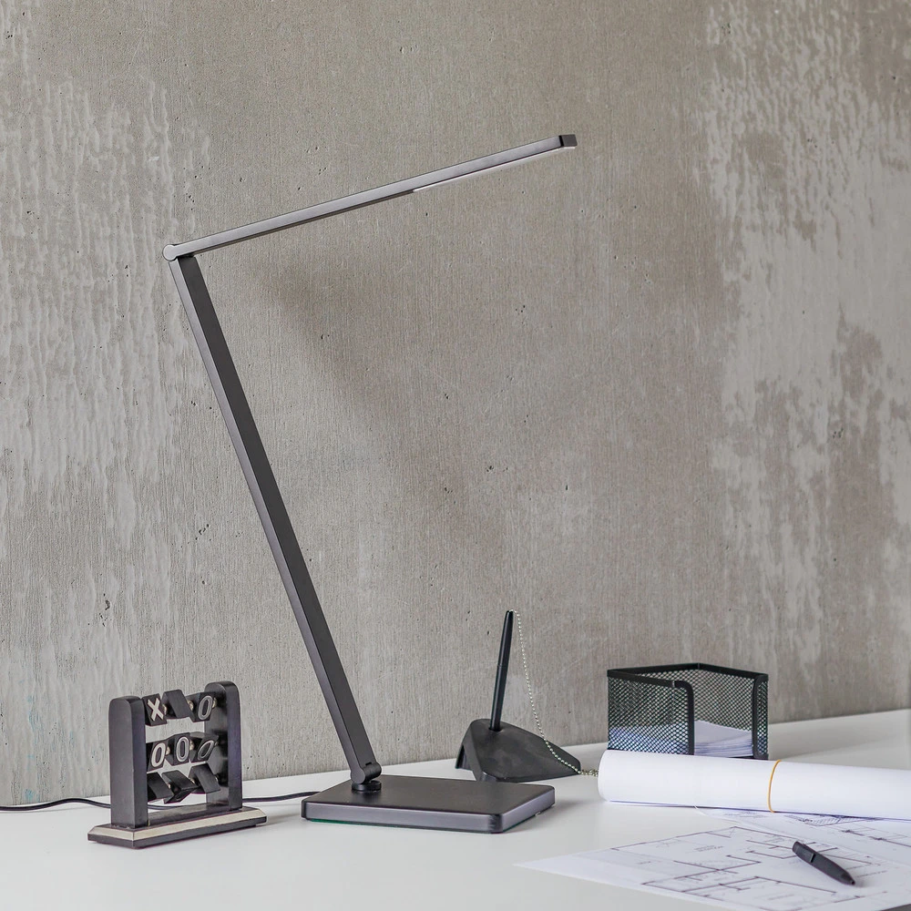 Commande gestuelle - lampe de bureau LED Omar à LED Blanc Chaud