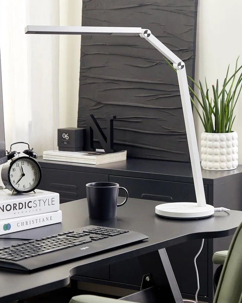 Design Ergonomique Lampe de bureau blanche à LED DORADO