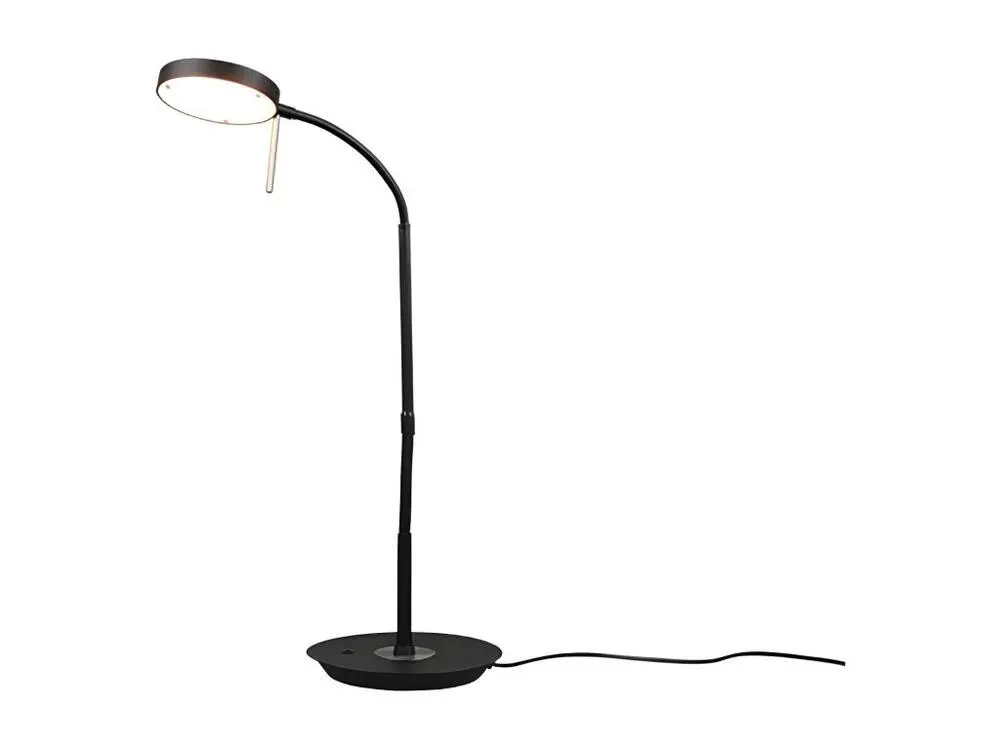 Lampe de bureau Led articulée noire - Trio - Monza | Sans éblouissement |