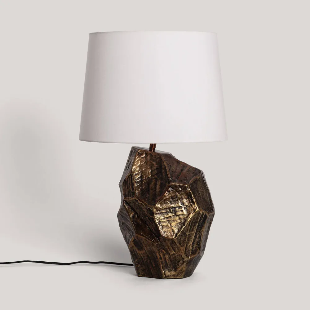 Lampe de bureau en métal avec éclairage LED Nitesh ILUZZIA en aluminium anodisé