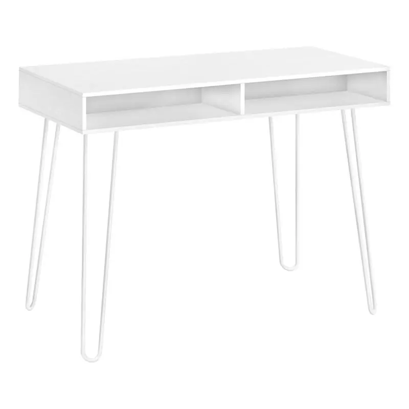 Luminaire à pince Bureau D'Ordinateur - 40"L / Blanc / MéTal Blanc