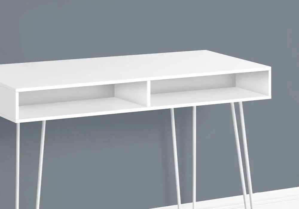 Luminaire à pince Bureau D'Ordinateur - 40"L / Blanc / MéTal Blanc