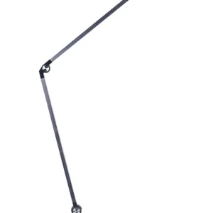 Luminaire à pince Bureaulamp metaal zwart LACERTA