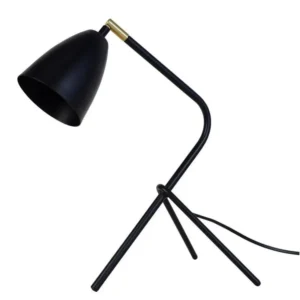 MINUSCULE LARSEN - Lampe de bureau trépied métal noir