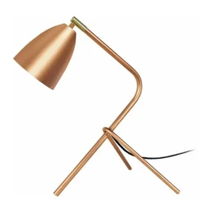 MINUSCULE LARSEN - Lampe de bureau trépied métal cuivre avec gradation réglable