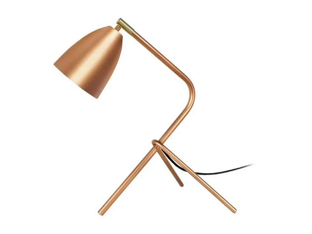 MINUSCULE LARSEN - Lampe de bureau trépied métal cuivre avec gradation réglable