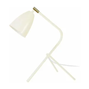 Source lumineuse sans ombre RÉDUIT LARSEN - Lampe de bureau trépied métal crème