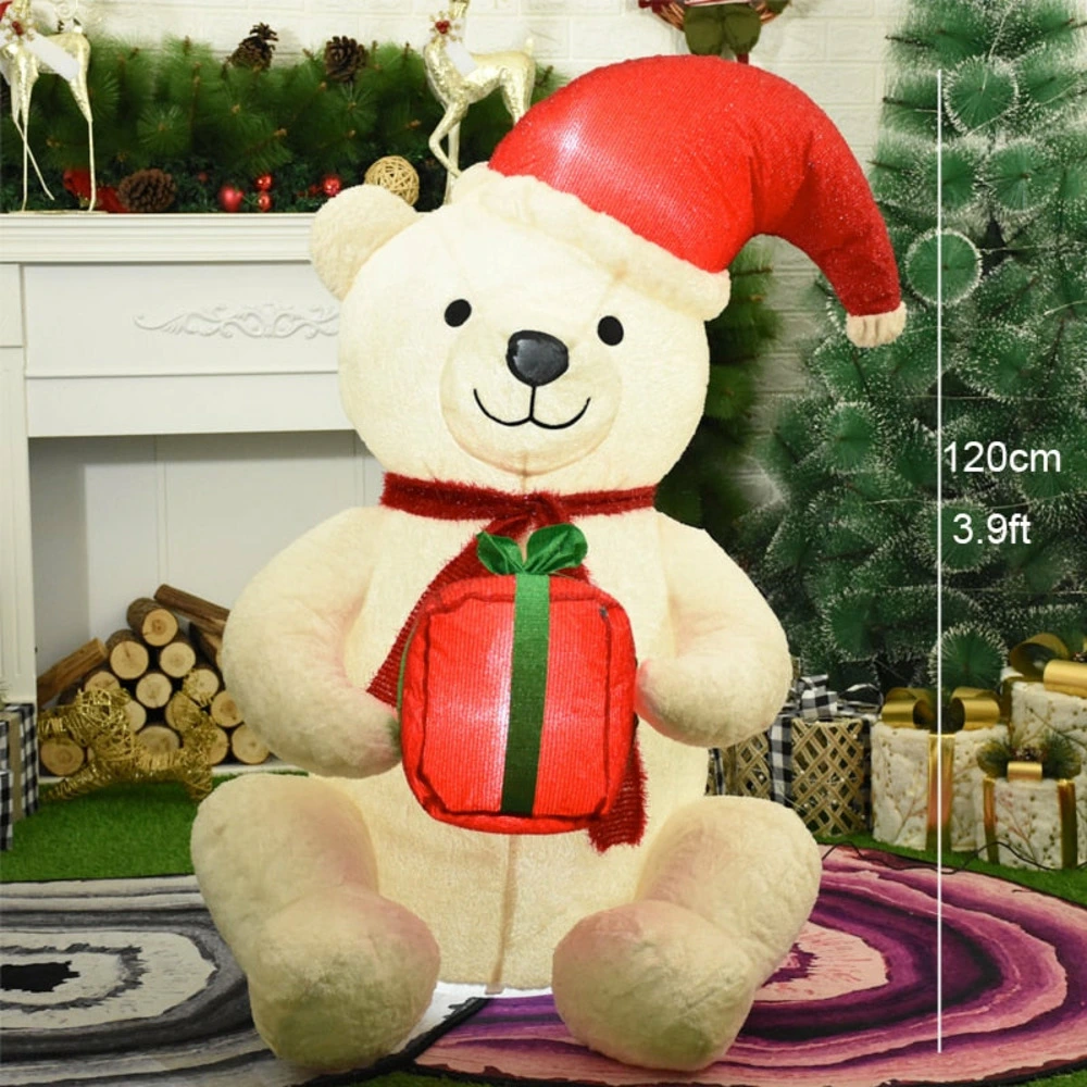 Structure de noël gonflable - nounours avec gradation réglable