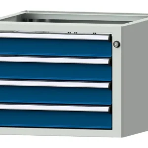 Armoire de base pour établis ANKE exemple 1206 V 570 x 615 x 420 mm RAL 7035/5010 402.002 obtenir à bas prix