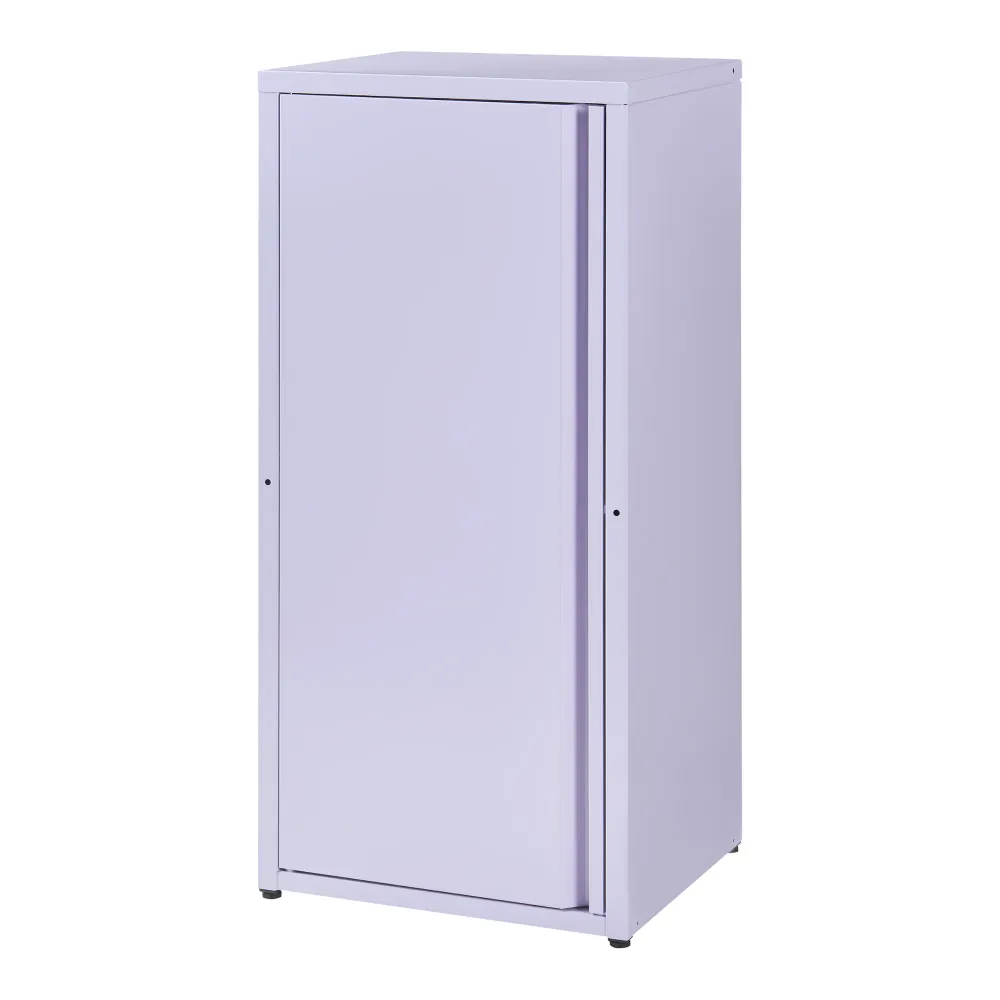 Armoire bureau salon étagère meuble de rangement 88 x 40 x 35 cm métallique acier violet 03_0008910