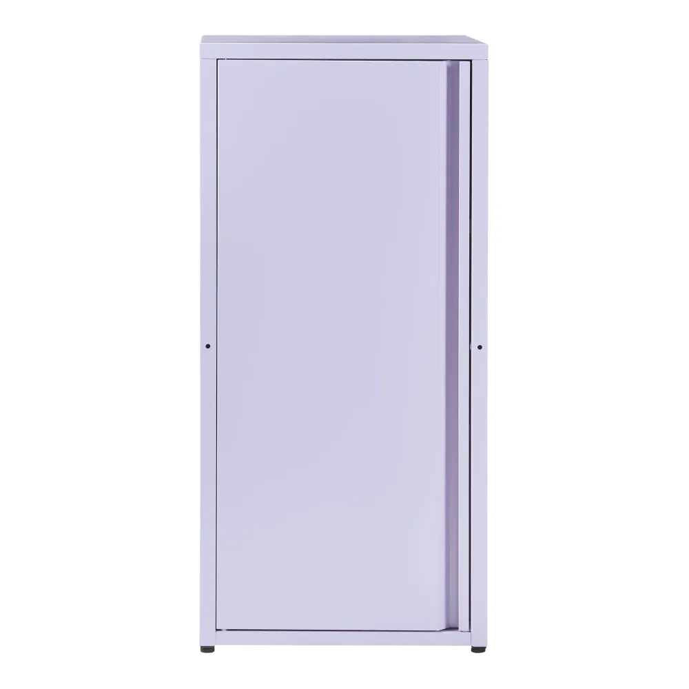 Armoire bureau salon étagère meuble de rangement 88 x 40 x 35 cm métallique acier violet 03_0008910