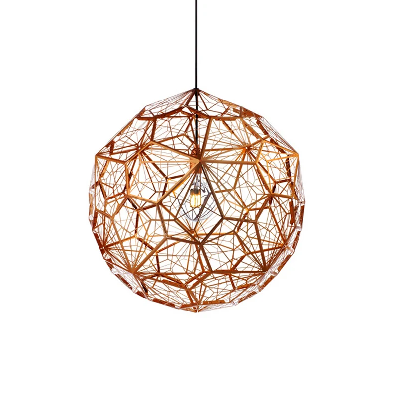 Bloc-notes mural 12"/16"/19,5"W Globe à facettes Luminaire suspendu Contemporain en métal 1 lumière Plafonnier suspendu en...