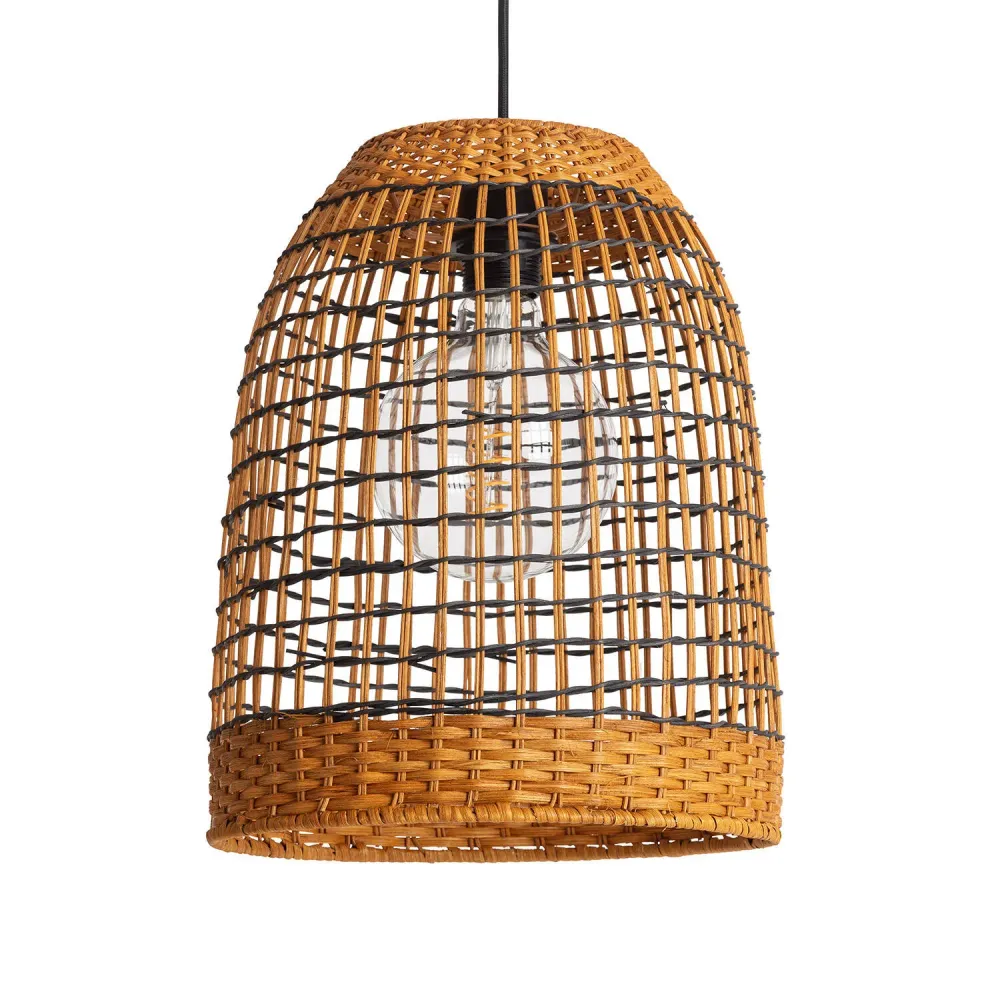 Professionnel Haute Qualité Luminaire suspendu en bambou avec éclairage DEL intégré de Paley