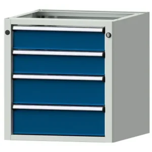 Armoire de base pour établis ANKE exemple 1804 V 570 x 615 x 600 mm RAL 7035/5010 402.021 magasiner à bas prix