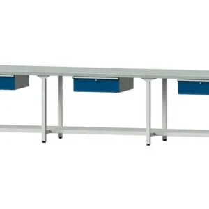 Bancs de travail ANKE table de travail exemple 203 4050 x 800 x 840 mm RAL 7035/5010 ZBP 40 mm 401.544 se fournir à bas prix