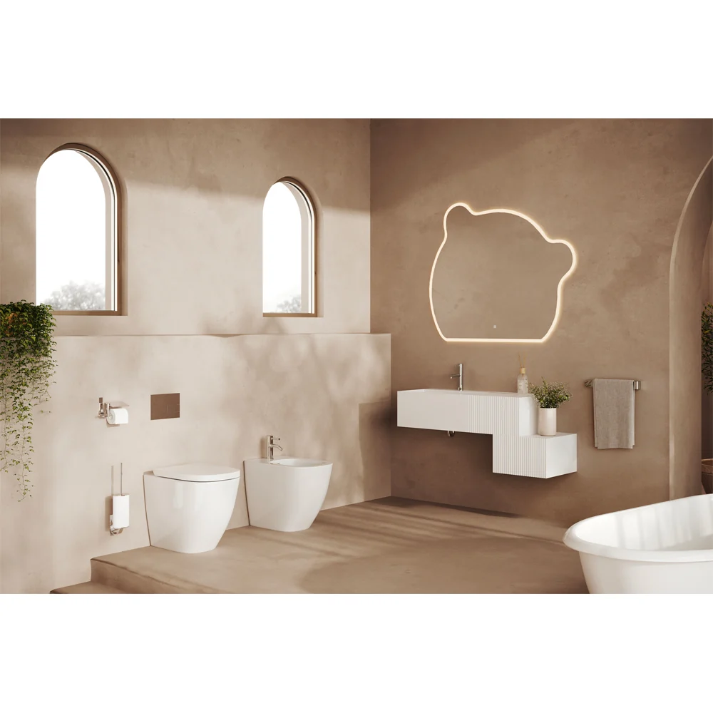 Cassettone Con Anta Cannettata Serie Roma Rovere Oro