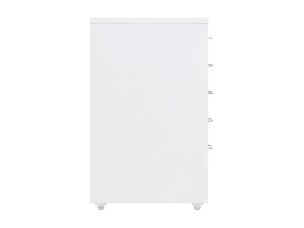 Classeur mobile Blanc 28x41x69 cm Métal