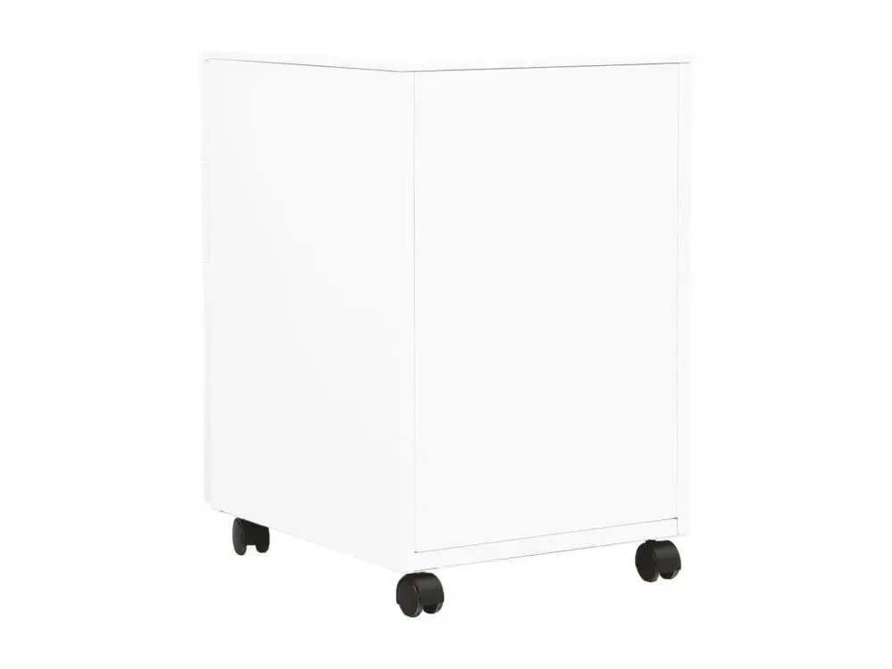 Classeur mobile Blanc 39x45x60 cm Acier