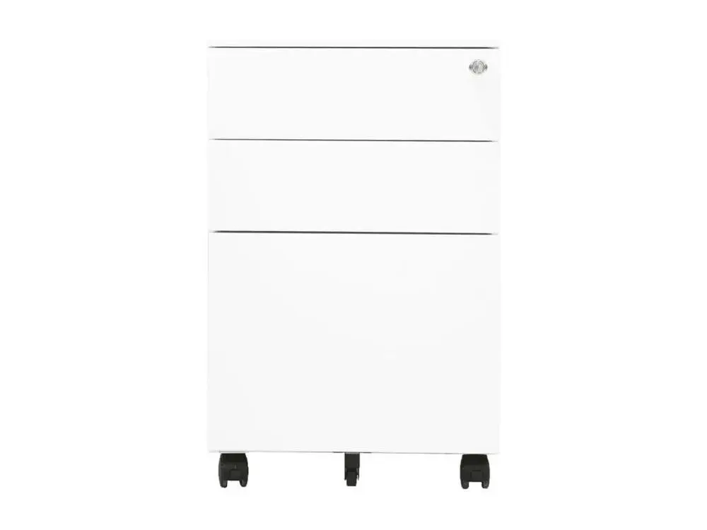 Classeur mobile Blanc 39x45x60 cm Acier