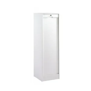 Classeur à Rideau 140 cm Largeur 41 cm - Coloris: Blanc
