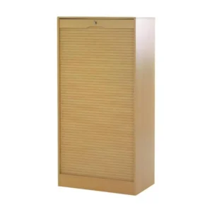 Classeur à Rideau Largeur 70 cm Hauteur 140 cm - Coloris: Hêtre