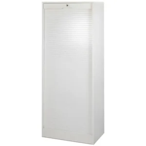Classeur à Rideau Largeur 70 cm Hauteur 172 cm - Coloris: Blanc