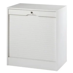 Classeur à Rideau Largeur 70 cm Hauteur 76 cm - Coloris: Blanc