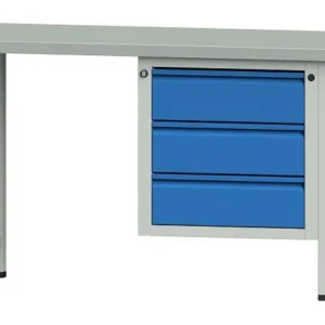 Établis ANKE Établi combiné exemple 706 E 1500 x 700 x 840 mm RAL 7035/5012 ZBP 40 mm 510.522 obtenir à bas prix